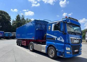 Ciagnik Man Tgx 18510 z naczepa wywrotka
