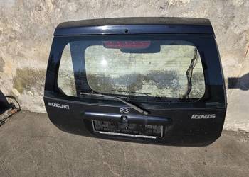 Suzuki Ignis I FH 00-03 klapa pokrywa szyba bagażnika ZJ3 czarny