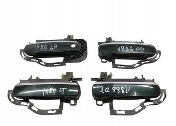 KLAMKA ZEWNĘTRZNA LEWA PRAWA PRZÓD TYŁ ZIELONA LIFT  Audi A6 III C6