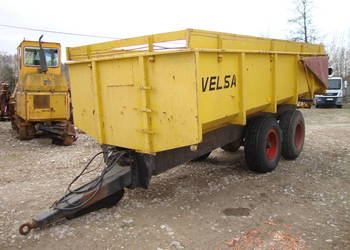 przyczepa  Velsa ładowność 12 ton tandem