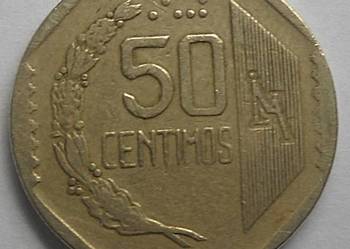 PERU-50 CENTIMOS-1991 r