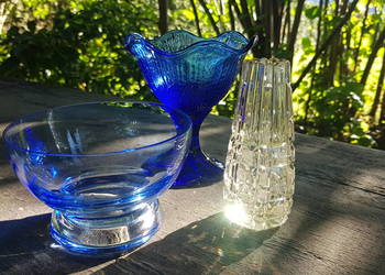 Szkło wazon owocarka miseczka Szkło wazon owocarka miseczka