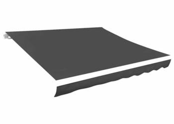 vidaXL Tkanina do markizy, antracytowa, 3 x 2,5 m(SKU:143708)