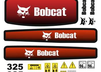 Zestaw naklejek na koparkę BOBCAT 325