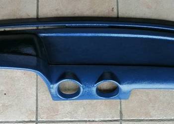 Osłona / Nakładka Deski Rozdzielczej Mercedes W123 (Beczka) Niebieska