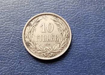 Stare monety 10 filler 1908 Węgry