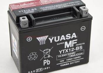 Akumulator motocyklowy YUASA YTX12-BS AGM 10,5Ah 180A