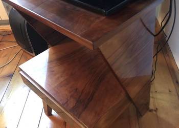 Stolik pomocniczy, szafka RTV z szufladą PRL lata 70-te Vintage