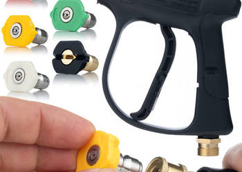 Pistolet do Myjki Ciśnieniowej 4350PSI 22mm – Komplet 5 Dysz | Rosfix