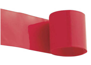 rurka termokurczliwa 130mm 1m czerwona cienka