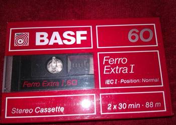 kaseta magnetofonowa BASF 60 min ferro extra folia