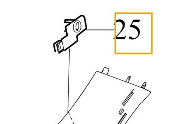 VOLVO S90 V90 V90CC prawy wspornik koszyk czujnika zderzak…