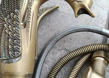 Piękny kran bateria mosiężna