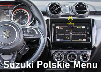 Polskie Menu Suzuki SLDA & Fuji Vitara SX4 Swift Ignis Android Auto Olsztyn