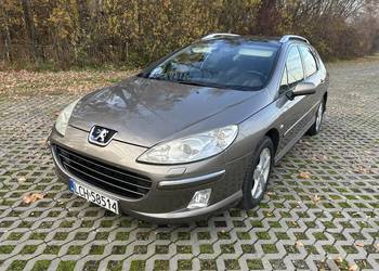 Peugeot 407 2.0 HDI 136KM dwa komplety kół BDB stan 180 tyś