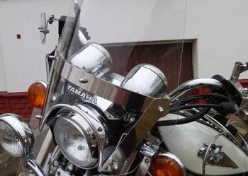 Yamaha xv 750-1100 szyba 4 punkt nierdzewka gmol