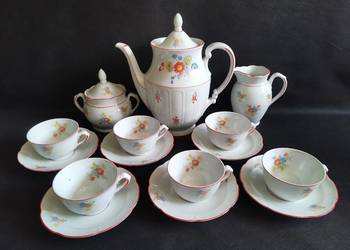Stary przedwojenny serwis kawowy porcelana Śląska