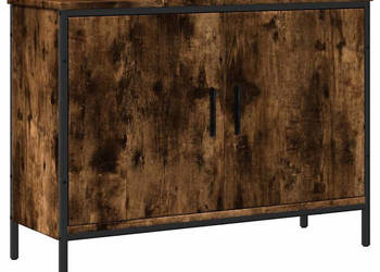 Szafka pod umywalkę przydymiony dąb 80x30x60 cm WM-842453