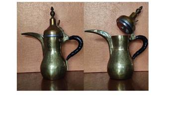 dzbanek czajniczek arabski perski kolekcjonerski zabytkowy grawerowany unik