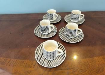 Piękny unikalny zestaw do kawy espresso 5 części