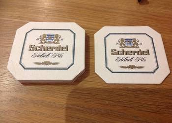 Stara Podkładka pod Piwo Scherdel Edelhell Pils - 7 szt