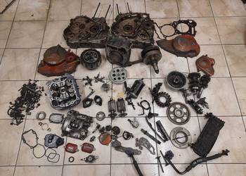 Suzuki DR 750 silnik części głowica wał cylinder sprzęgło