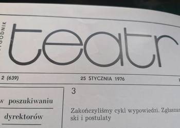 Oprawione roczniki czasopisma "Teatr" z lat 70-tych