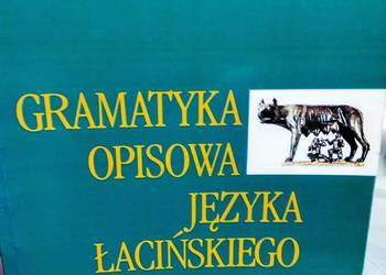 Gramatyka opisowa języka łacińskiego antykwariat