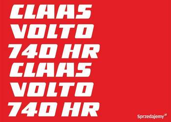 naklejki claas volto 740 hr