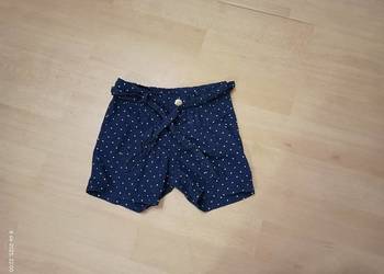 Krótkie spodenki szorty dla dziewczynki H&M - groszki kropki
