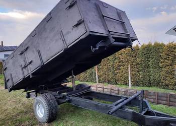 Przyczepa wywrotka na 3 strony jednoosiowa