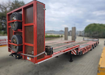 Naczepa niskopodwoziowa KASSBOHRER LB3E (ładowność 33 600 kg, DMC 48 t, 20…