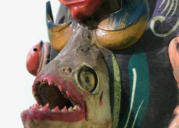 Maska etniczna plemienna Afryka Azja Bali Indonezja Meksyk Peru