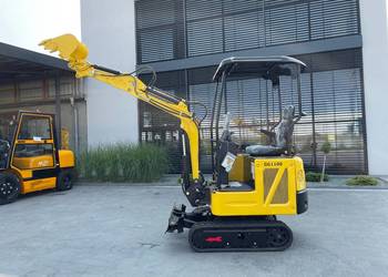 Minikoparka GG1100 Japoński Kubota, ramię skrętne
