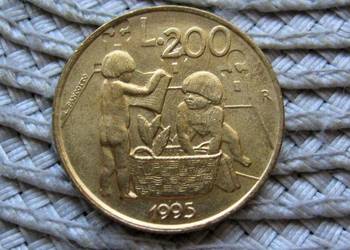San Marino 200 Lirów 1995r - Ładna
