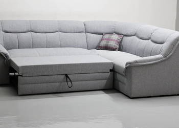 TFZ DESIGN NAROŻNIK funkcja spania rogówka sofa kanapa szara tkanina salon