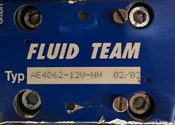 Fluid Team AE4D62-12V-NH (AE4D6212VNH) Zawór