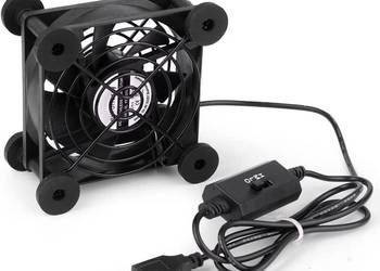 Euroharry Cichy wentylator do komputera, USB, wentylator PC,