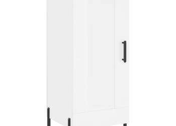 Szafka biała 345x34x90 cm materiał drewnopochodny WM-830452