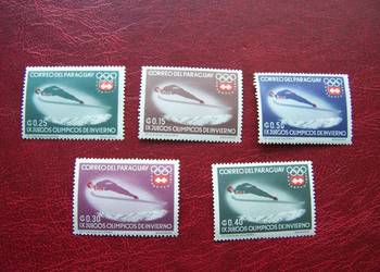 Paragwaj 1963 MNH Sport Olimpiada w Insbrucku 64