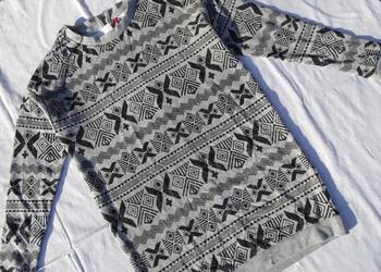 H&M Bluza dłuższa NOWA 34 36 bawełna