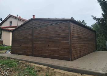 Garaż blaszany 6x5,8. WZMOCNIONY PROFILAMI. PRODUCENT. Cała Polska
