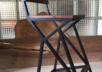 Hoker LOFT NA WYMIAR barowy DĄB stal industrialny