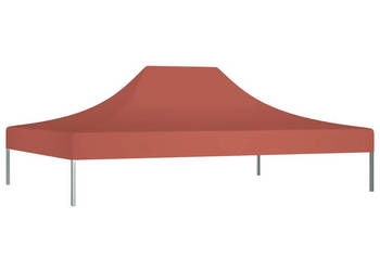 Dach do namiotu imprezowego 4 x 3 m terakota 270 g/m² WM-315359