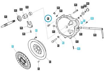 Śruba M12 x 1.75 x 35/ S153123543 / LS Tractor 40206401