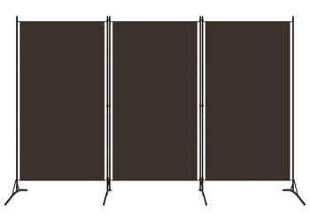 Parawan 3-panelowy brązowy 260 x 180 cm WM-320732