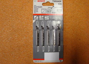 Brzeszczot BOSCH do wyrzynarki typ T, 5 PC Ref. 2 608 634 233
