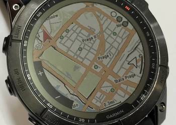 Garmin Fenix 7X Solar 51 mm GPS Power Glass latarka LED 10 ATM box kabel