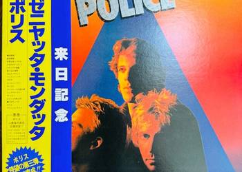 The Police Zenyatta Mondatta EX+/EX++ Japan Obi LP 1980 A&M AMP-28011
