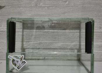 terrarium szklane pro-terra 15x10x10 gilotyna – Stan bdb / Szyby igła